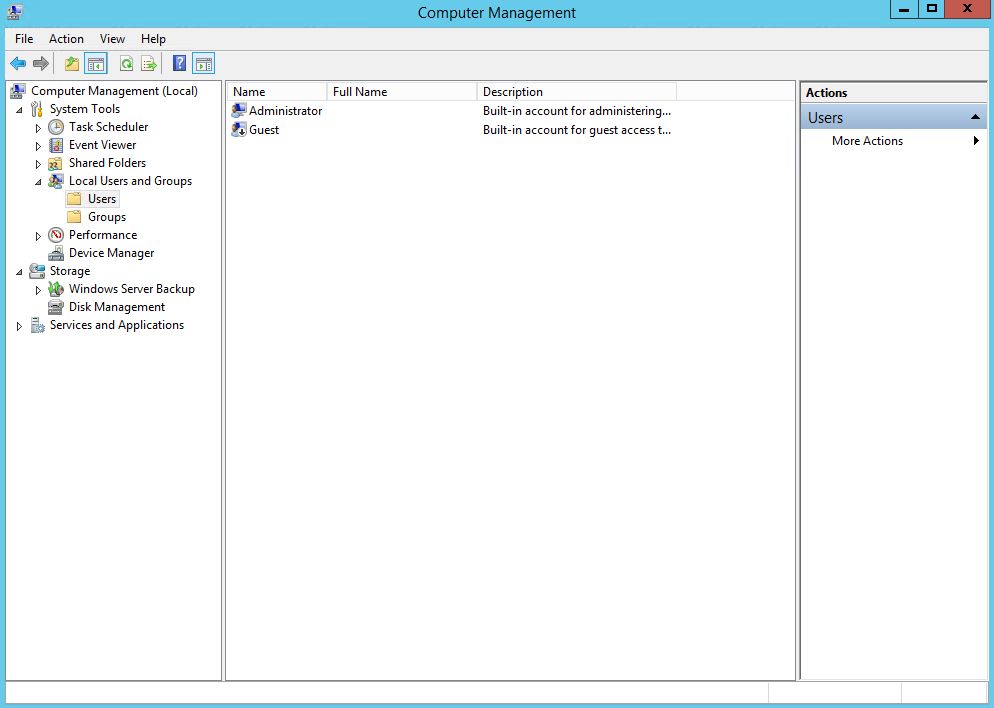 Tạo Local User trong Win server bằng giao diện GUI