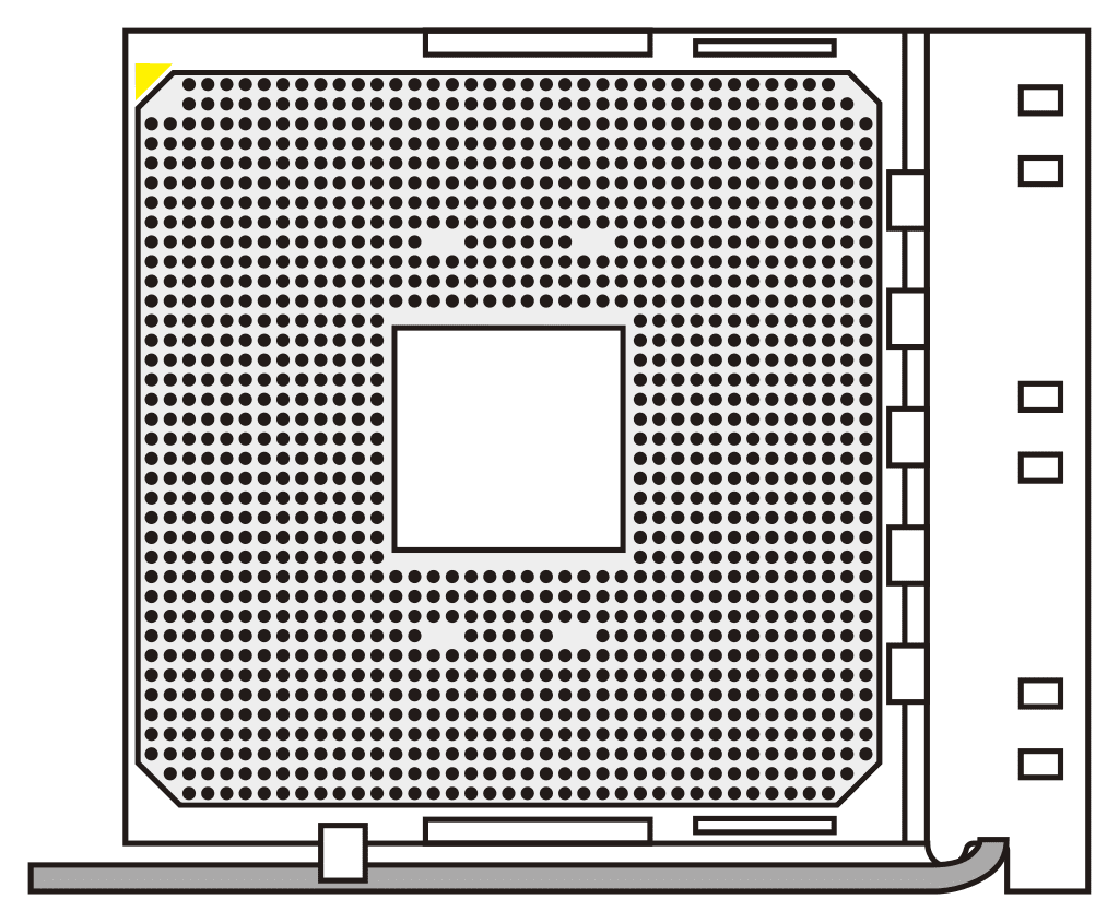 Socket CPU: Những điều bạn cần biết nhằm tránh nhầm lẫn 6 socket AM4 mot dai dien cua loai socket PGA